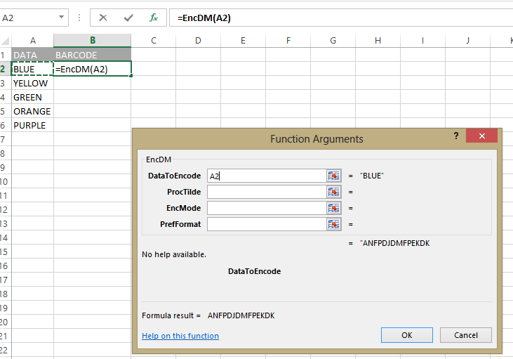 mail merge in excel