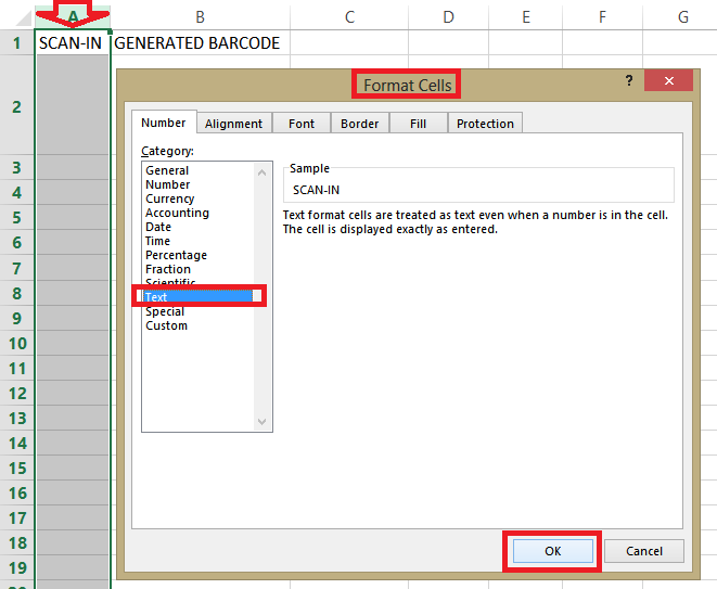 How to set up a barcode scanner with excel for mac free