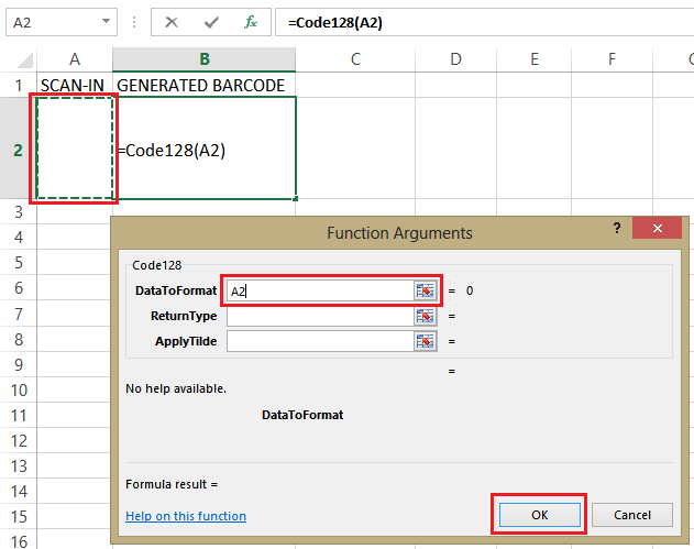 How To Setup An Excel Sheet For Scanning And Instant Barcode Generation 3717