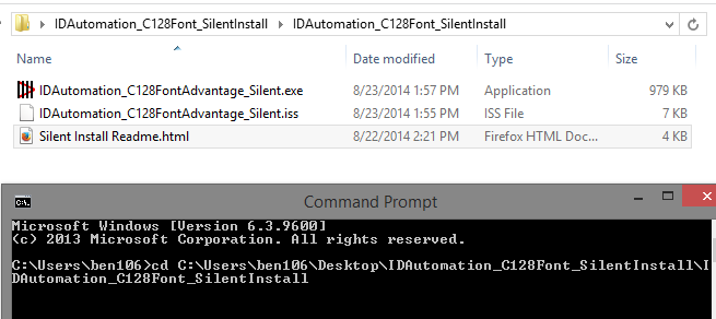 Comodo silent installation of exe